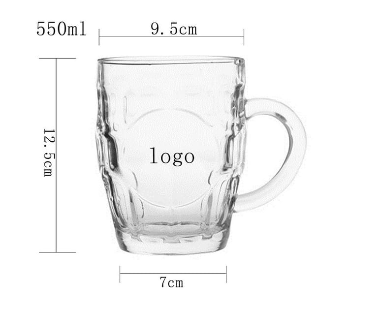 SKU: YORKN19598 550ml Glass Cup