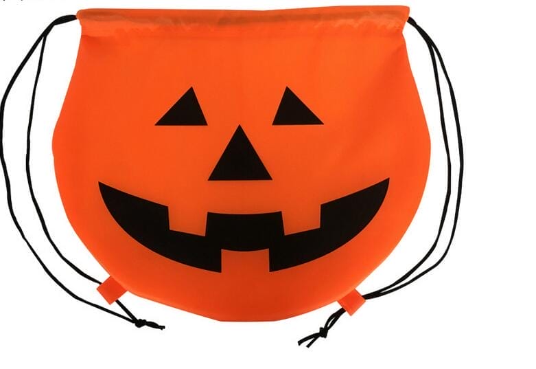 SKU: YORKN39305  Halloween Pumpkin Drawstring Backpack