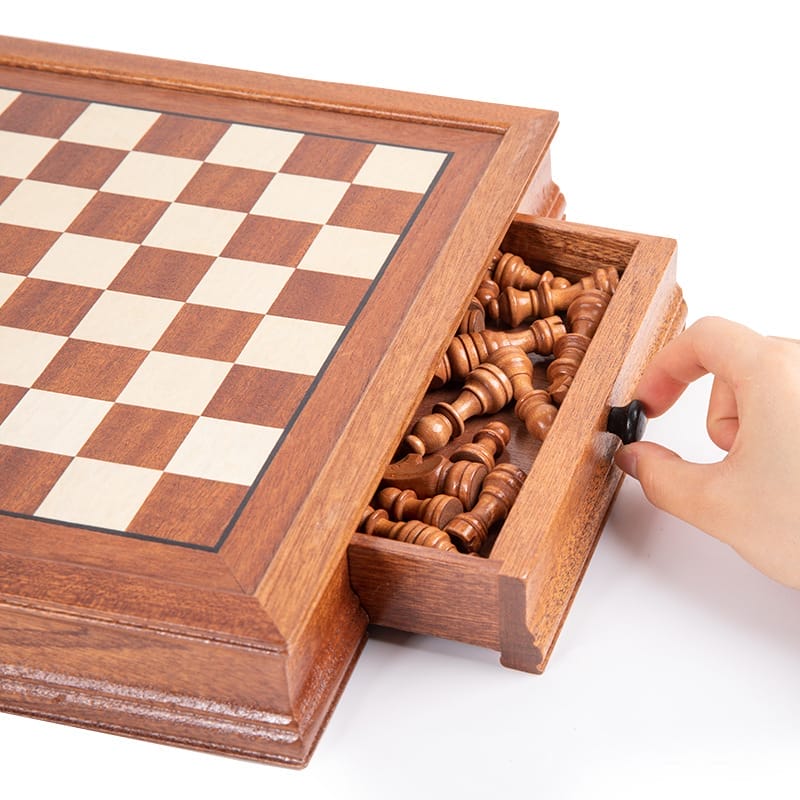 SKU: YORKN40372  Magnetic Wooden Chess Set
