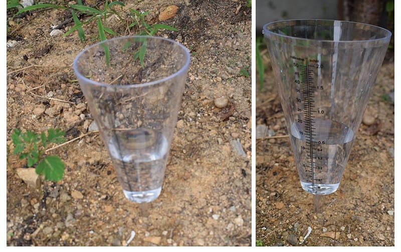 SKU: YORKN51030  2-inch Capacity Clear Easy-read Plastic Conical Rain Gauge Rain Meter For Outdoor Home Garden Diy Craft
